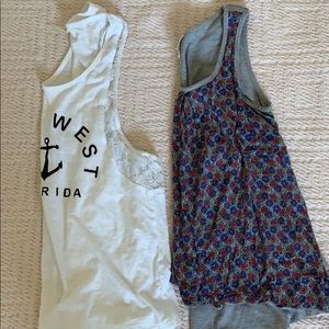 Lot of 2 Cotton tank tops. Size small